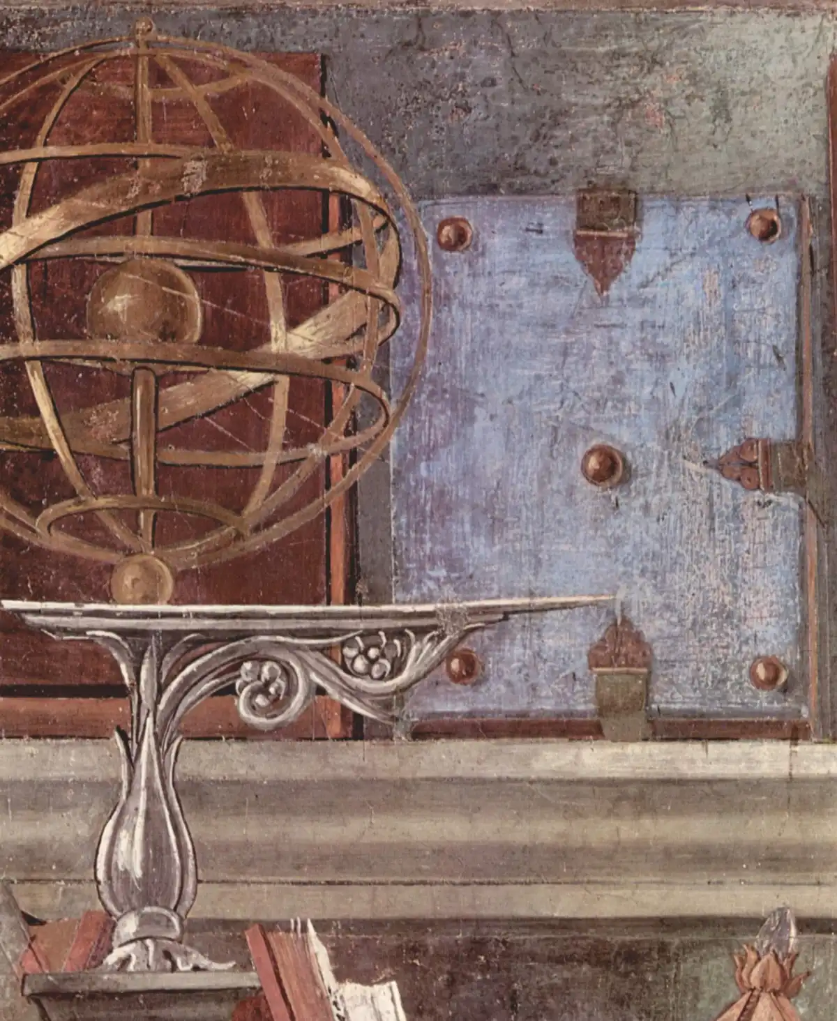 El fresco de Sandro Botticelli 'San Agustín en su estudio' (1480), en la iglesia de Ognissanti de Florencia