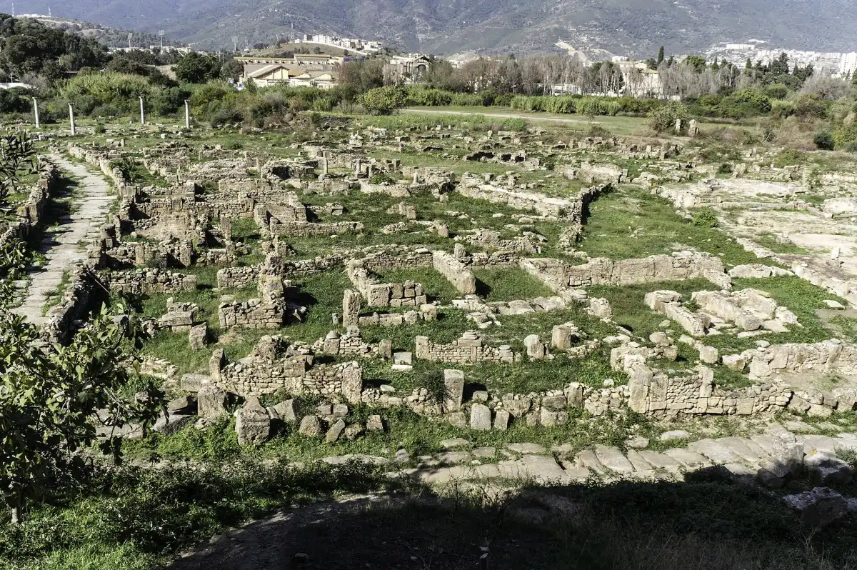 Restos arqueológicos de la antigua Hipona Regia, en la actual Annaba, Argelia