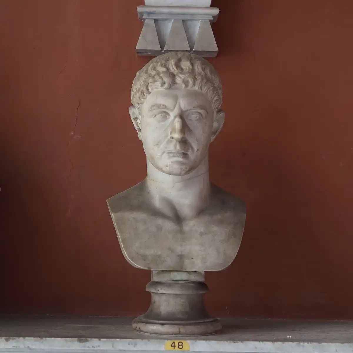 Busto de mármol del emperador Nerva, conservado en los Museos Vaticanos
