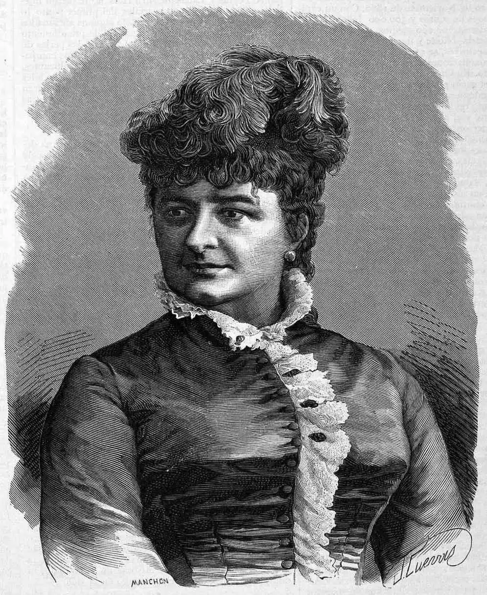 Retrato fotográfico de Emilia Pardo Bazán, realizado hacia finales del siglo XIX.