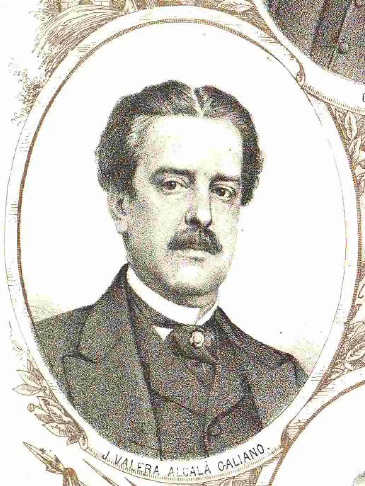 El escritor Juan Valera, uno de los académicos que se opuso a que Pardo Bazán entrara en la Real Academia Española.