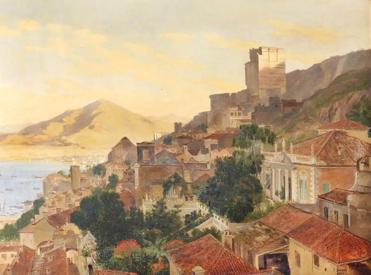 Frederick William J. Shore (1844-1916) - El castillo morisco de Gibraltar - 1298311 - National Trust
