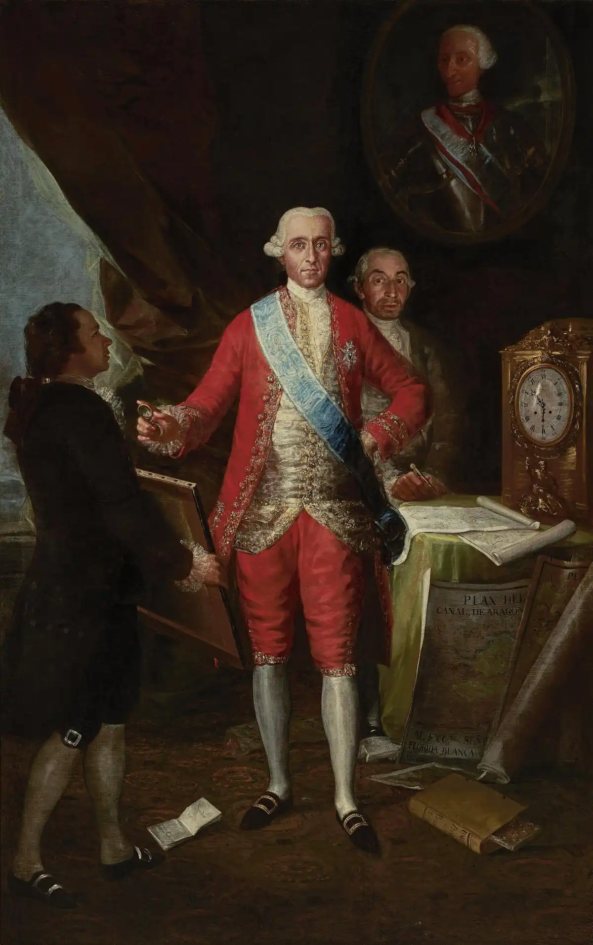 José Moñino y Redondo, I conde de Floridablanca, retratado por Francisco de Goya