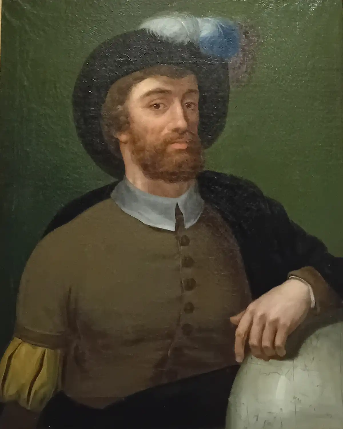 Retrato de Juan Sebastián Elcano, el marino guipuzcoano que completó la primera vuelta al mundo