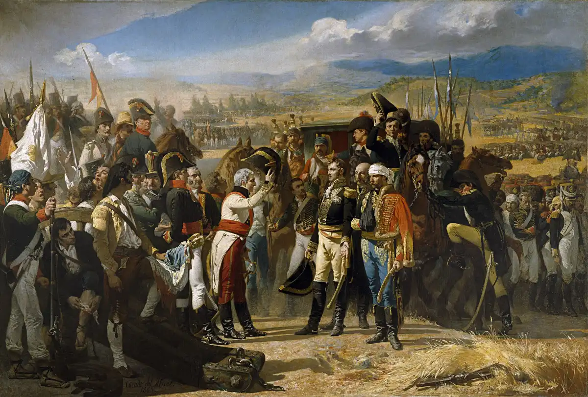 La rendición de Bailén", de Casado del Alisal, Museo del Prado, Madrid, España.