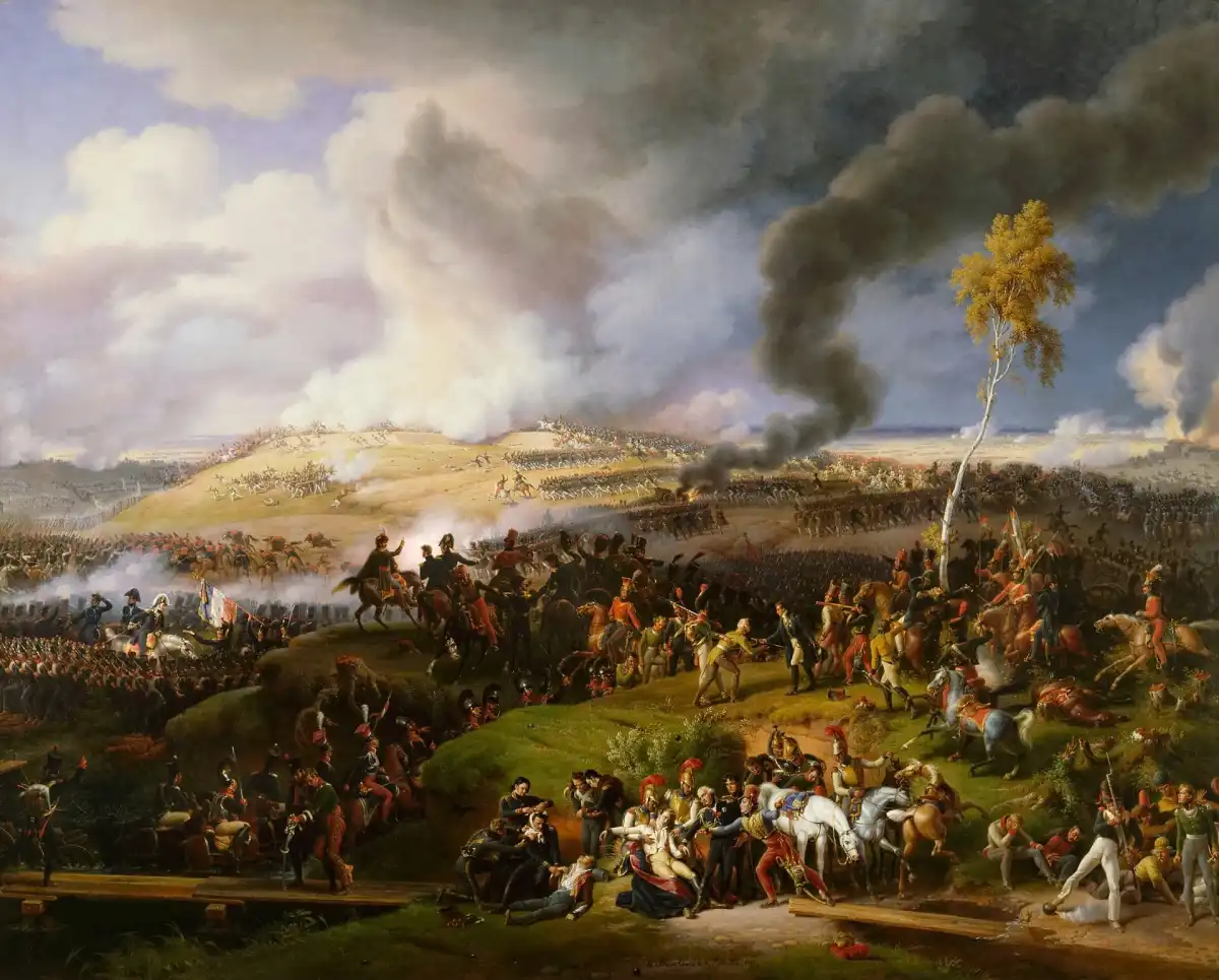 La batalla de Borodinó representada por el pintor y militar francés Louis-François Lejeune, testigo del combate