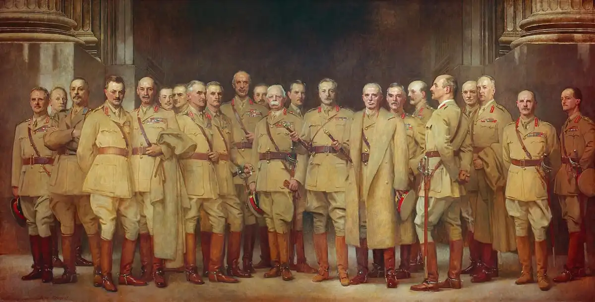 El general Douglas Haig, comandante en jefe del Ejército británico durante la batalla del Somme.