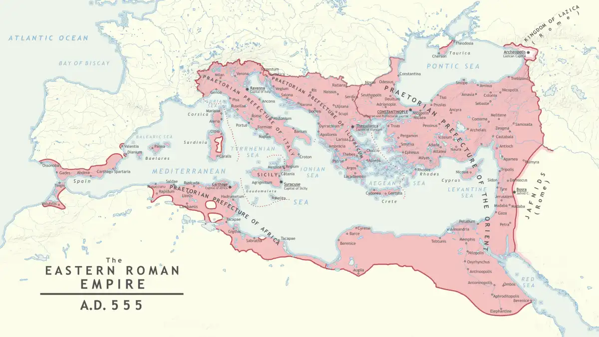 Mapa que muestra el retroceso del control bizantino sobre Anatolia en las décadas posteriores a la batalla de Manzikert