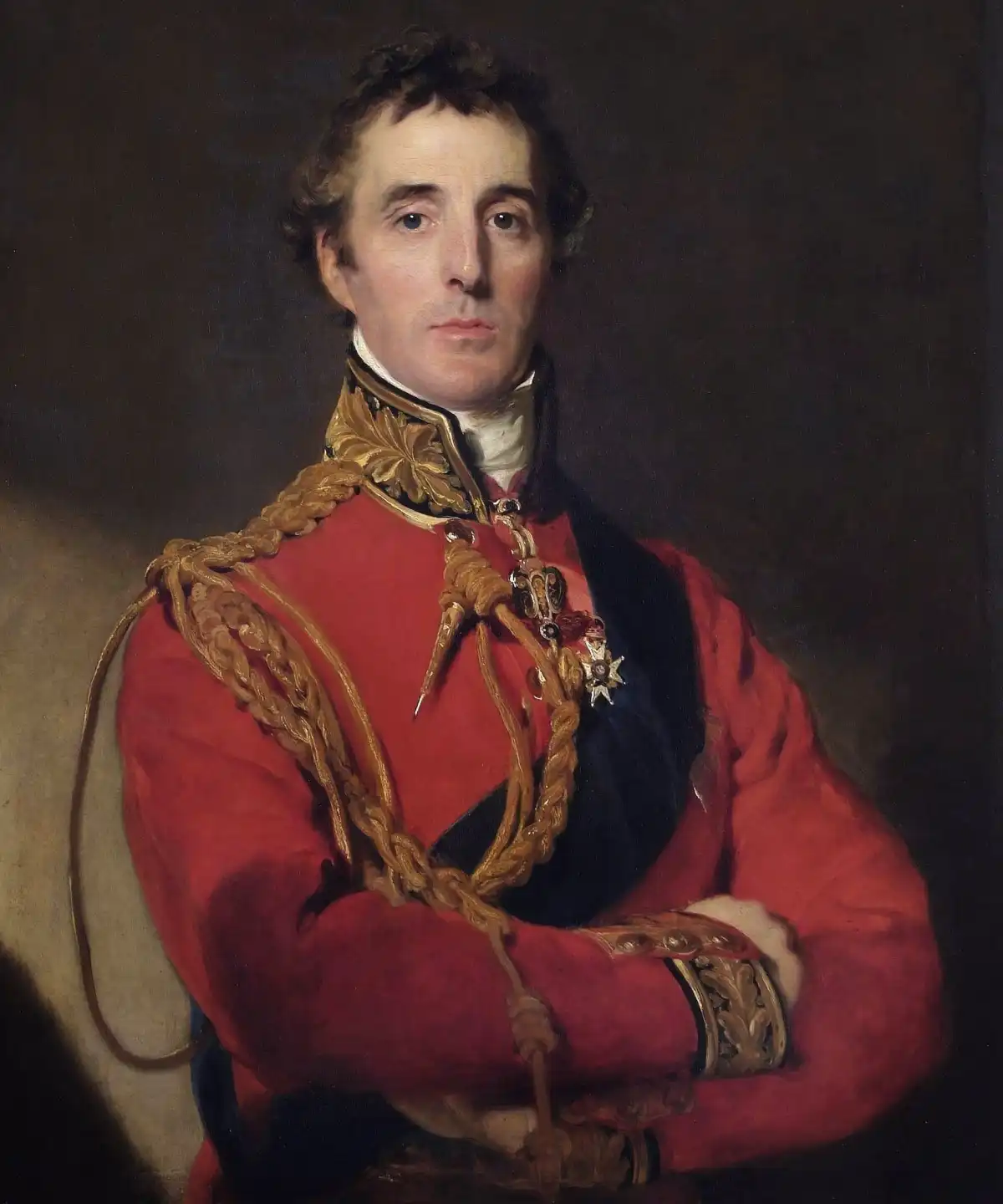 Arthur Wellesley, duque de Wellington, que dirigía el conjunto de las fuerzas aliadas durante el asedio de San Sebastián