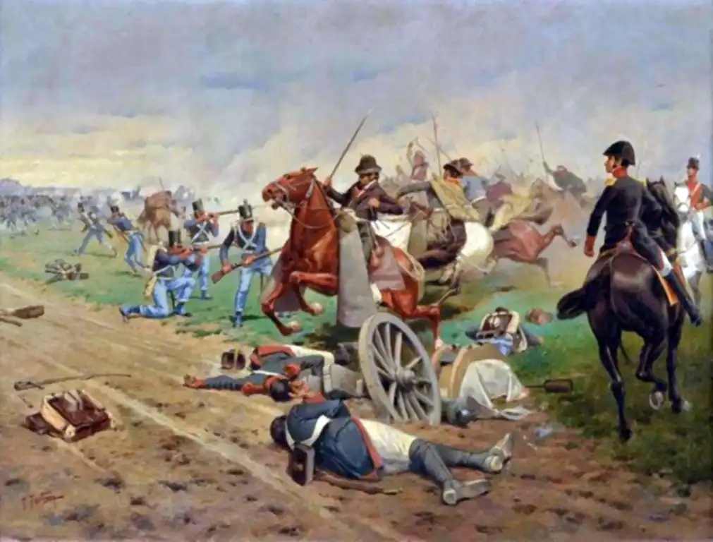 La batalla de Tucumán, óleo del pintor hispanoargentino Francisco Fortuny