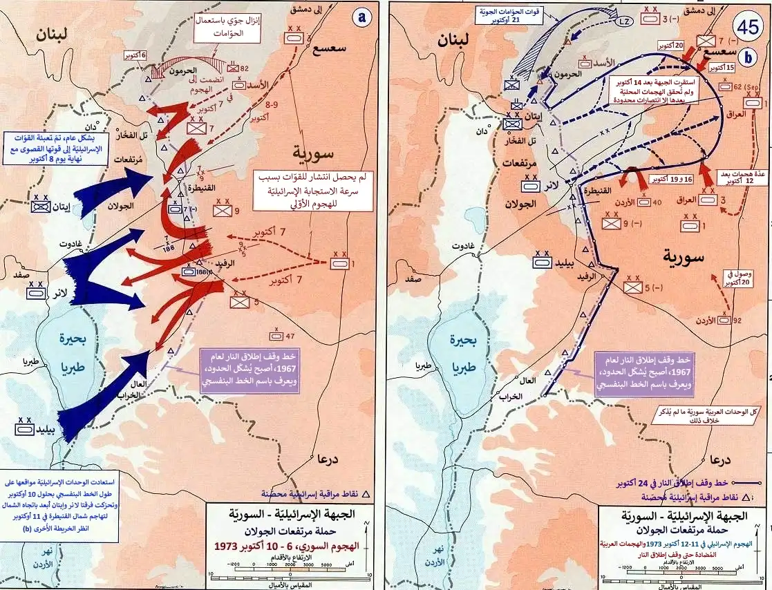 Guerra de Yom Kippur de 1973 en los Altos del Golán