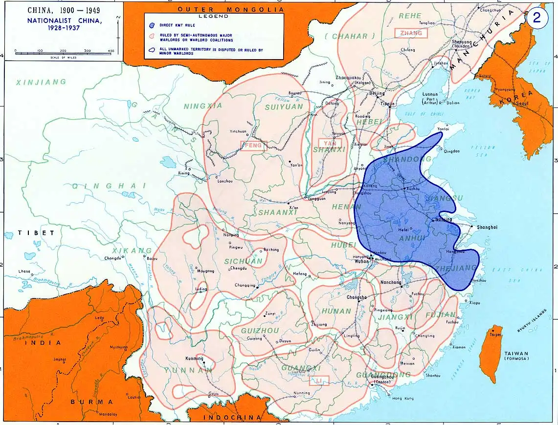 Mapa de la guerra civil china 02