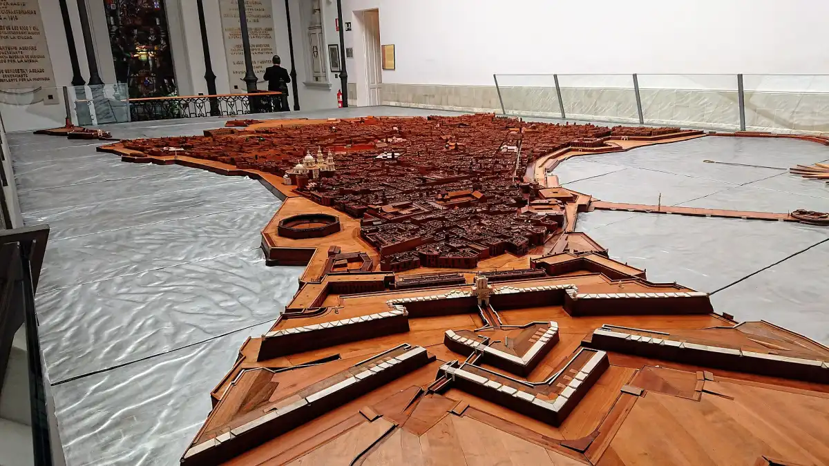Maqueta de la ciudad de Cádiz (1779), Museo de las Cortes de Cádiz (España)