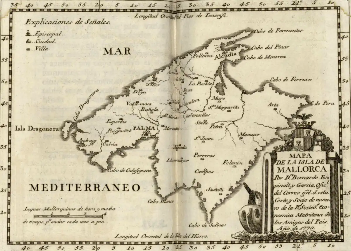 Estampa 15: Mapa de Mallorca