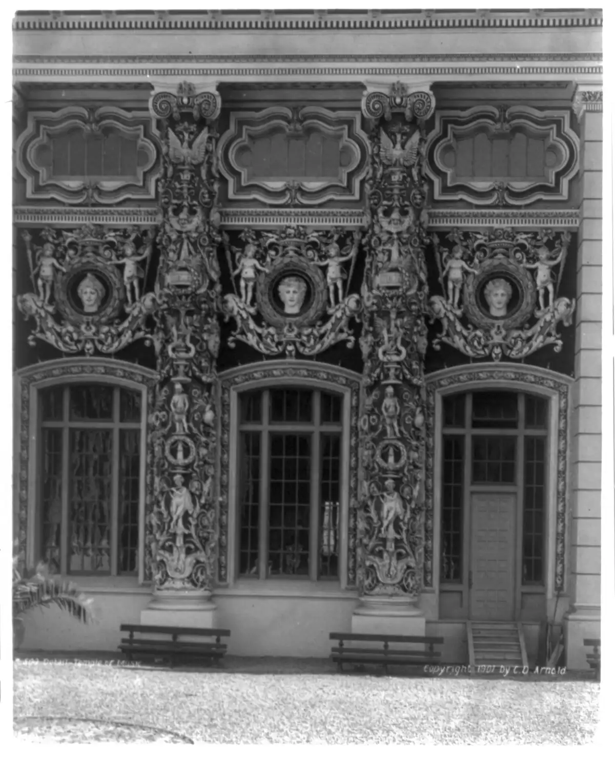 El Templo de la Música de la Exposición Panamericana de Buffalo, donde fue disparado el presidente McKinley