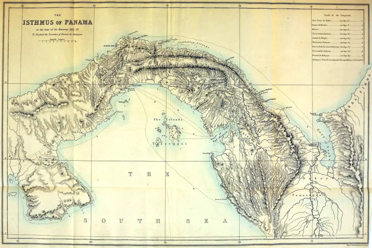 El istmo de Panamá en la época de su descubrimiento 1513-23