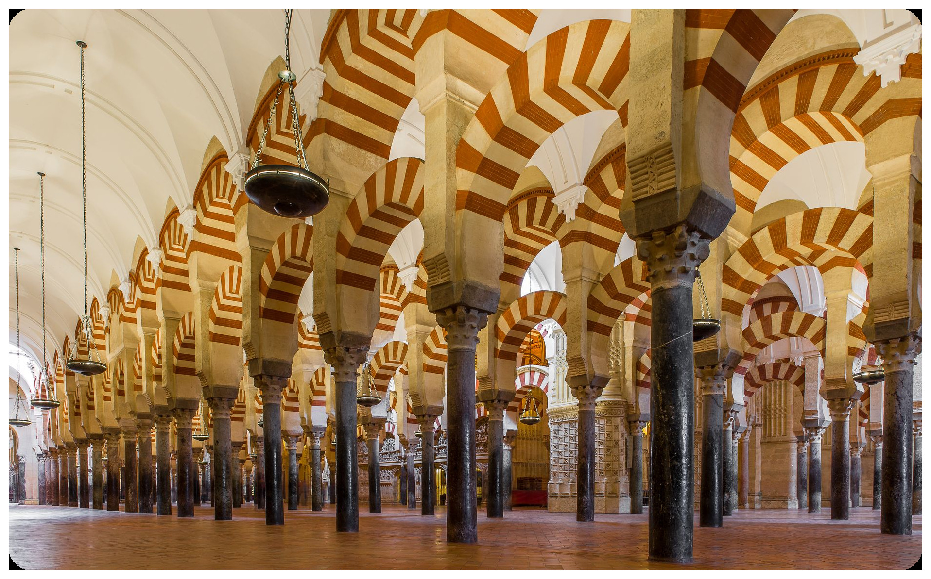 medieval cordoba city mosque church coexisting architecture Islamic christian hybrid historical reconstruction