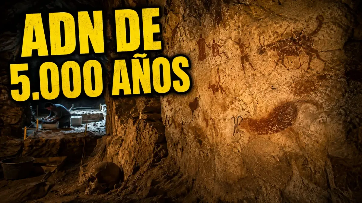 Cueva de Escoural con arte rupestre donde se extrajo ADN humano de 5.000 años de antigüedad